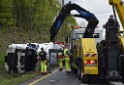 VU Gefahrgut LKW umgestuerzt A 4 Rich Koeln Hoehe AS Gummersbach P379